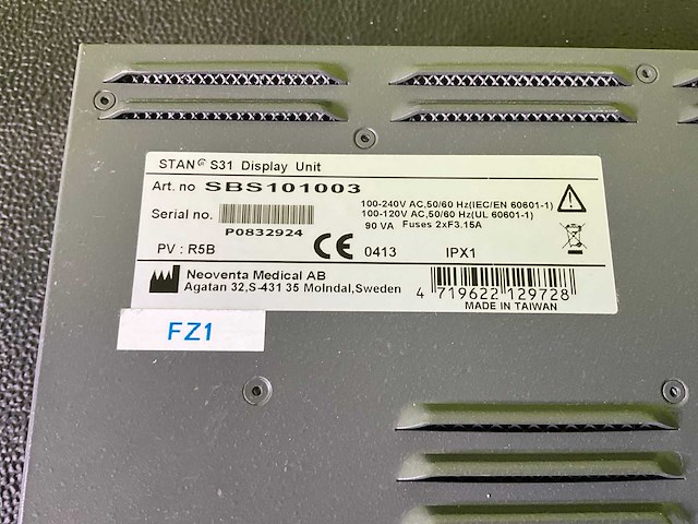 Neoventa stan s31 patiëntmonitor - afbeelding 6 van  14