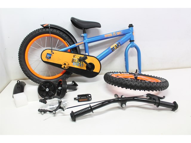 Nerf kinderfiets jongens 16 inch satin blue - afbeelding 3 van  4