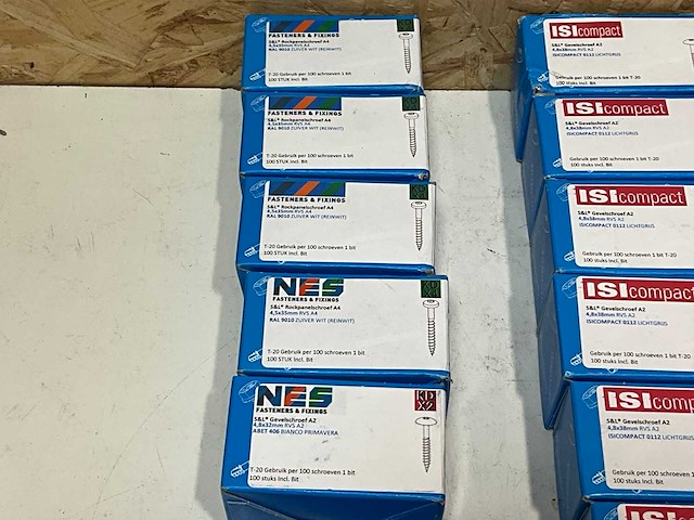 Nes isi rvs gevelschroeven (24x) - afbeelding 5 van  10