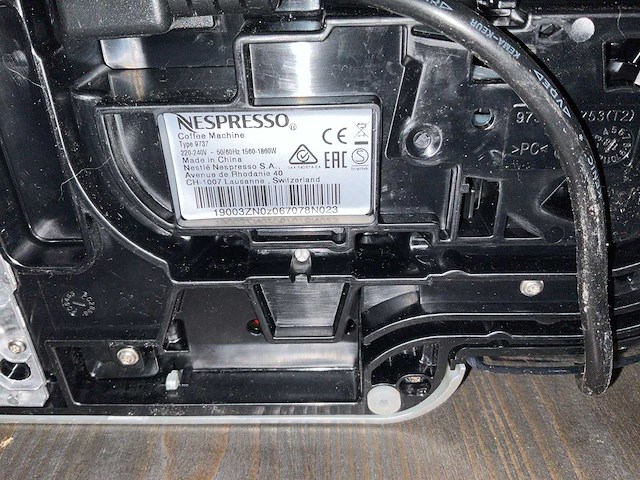 Nespresso - q737 - koffiezetapparaat, waterkoker (5x) - afbeelding 3 van  3