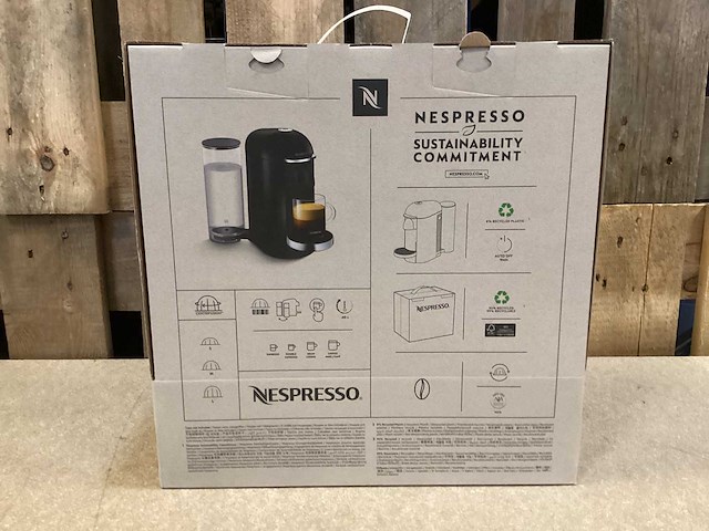 Nespresso - vertuo plus deluxe round - koffiemachine - afbeelding 3 van  4