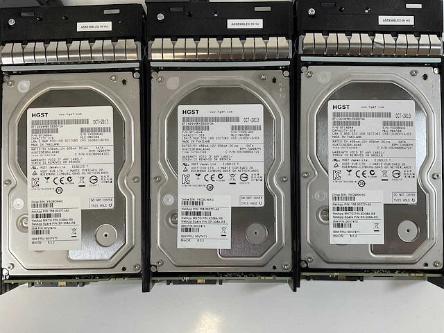 Netapp (d54346/naj-0801), 24x 3tb hdd(hua723030ala640) network attached storage - afbeelding 2 van  4