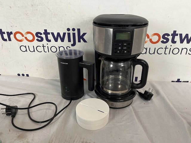Netatmo slimme rookmelder| inventum elektrische melkopschuimer | russell hobbs koffiezetapparaat - afbeelding 1 van  1