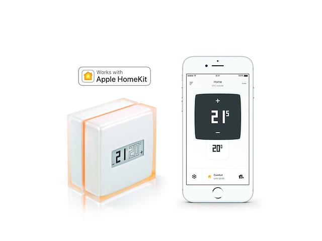 Netatmo slimme thermostaat voor cv werkt met google homealexa & apple homekit wit - afbeelding 3 van  5