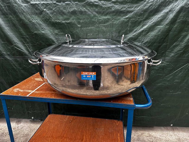 Netçelik 166l industriële pan - afbeelding 2 van  4