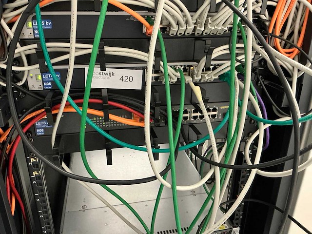 Netgear 19" switch (2x) - afbeelding 1 van  4