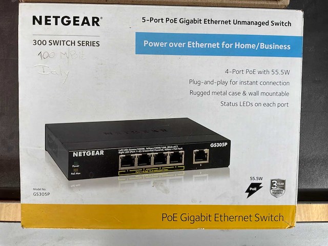Netgear 300 ethernet switch - afbeelding 5 van  5
