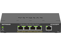Netgear gs305epp netwerk switch plus managed 1 gbps - afbeelding 4 van  4