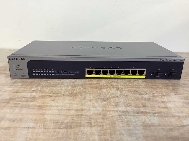 Netgear gs510tpp schakelaars & dimmers - afbeelding 3 van  5