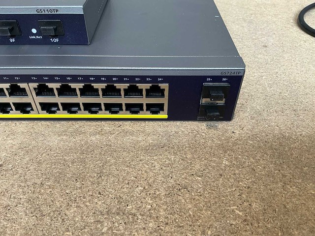 Netgear gs724tp / gs110tp switch (2x) - afbeelding 3 van  5
