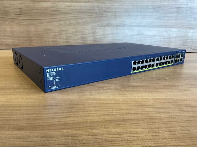 Netgear prosafe 24+4 poe switch - afbeelding 1 van  4