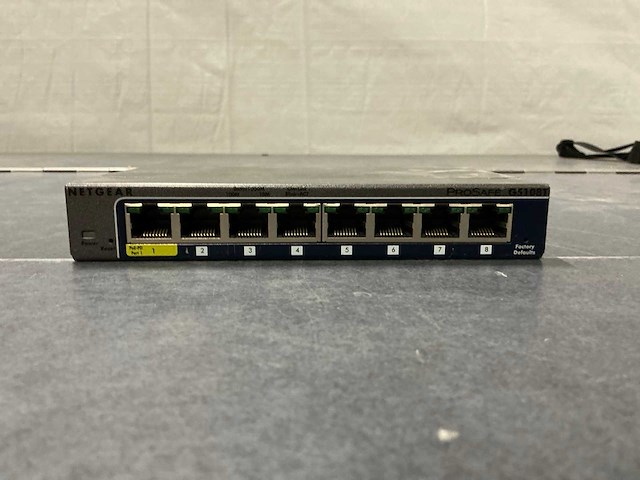 Netgear prosafe 8-port gigabit ethernet smart switch gs108t-200nas (7x) - afbeelding 1 van  5