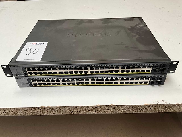 Netgear prosafe gs752tp 48 poorts switch (2x) - afbeelding 2 van  5