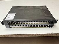 Netgear prosafe gs752tp 48 poorts switch (2x) - afbeelding 2 van  5