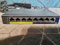 Netgear prosafe plus gigabit switch met poe gs108pev3 - afbeelding 2 van  3