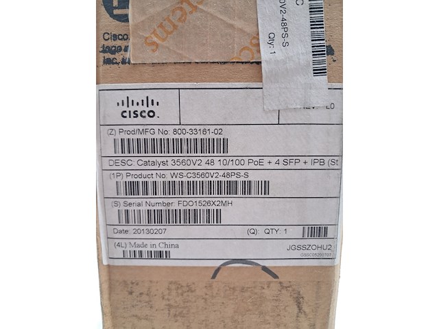 Netwerk switch, cisco, catalyst wsc3560v2 48pss, 2013 - afbeelding 4 van  4