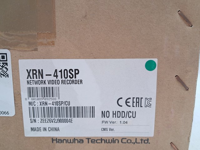 Netwerk video recorder, amsung, wisenet xrn-410p - afbeelding 2 van  3