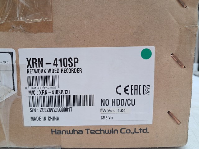 Netwerk video recorder, samsung, wisenet xrn410sp - afbeelding 3 van  4