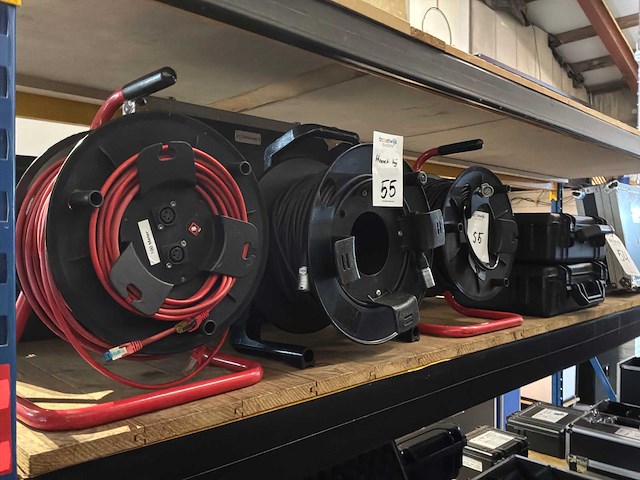 Netwerkkabel op haspel. (3x) - afbeelding 3 van  3