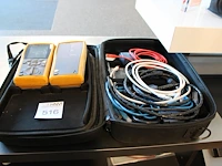 Netwerkkabelcertificeringstester fluke dtx-1800 met bijbehorende smart remote in koffer.