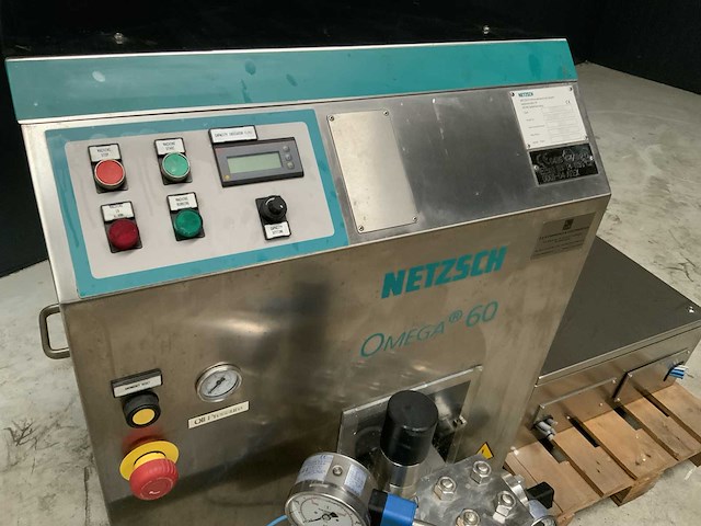 Netzsch omega 6 homogenisator - afbeelding 5 van  9