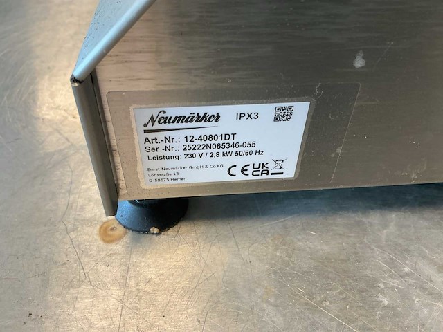 Neumärker ipx3 wafelijzer - afbeelding 6 van  6