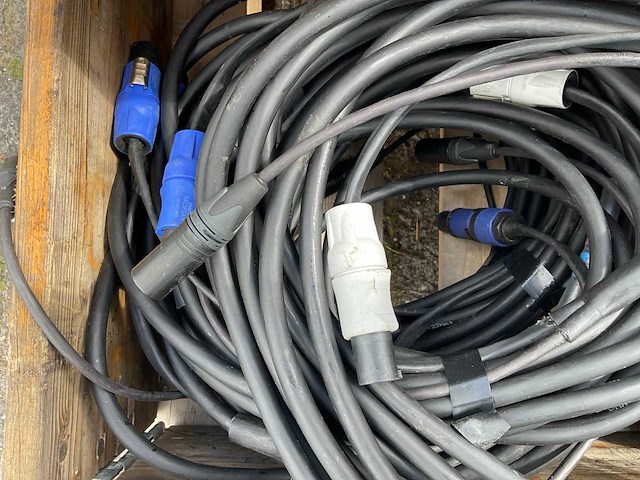 Neutrik powercom xlr3 combi kabel (15x) - afbeelding 2 van  2