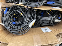 Neutrik powercom xlr3 combi kabel (20x) - afbeelding 1 van  2