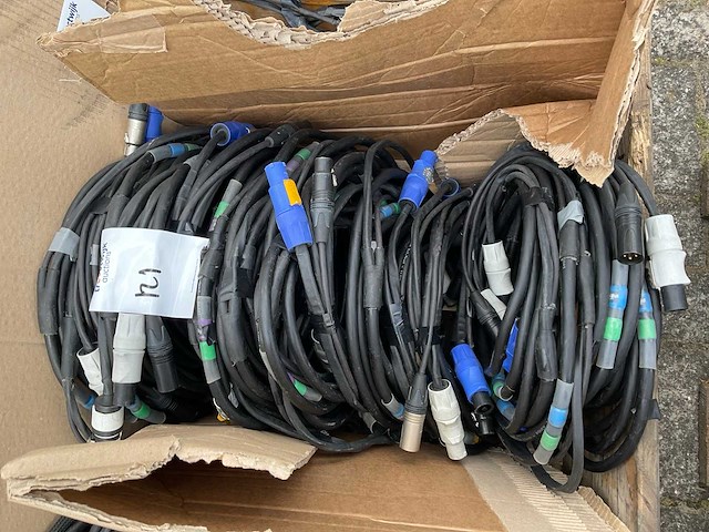 Neutrik powercom xlr3 combi kabel (21x) - afbeelding 1 van  1