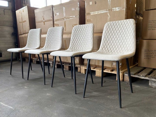 Nevada eetkamerstoel (4x) - afbeelding 1 van  11