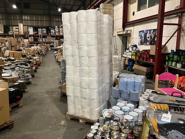 Nevejan - handdoekrol matic 150m 21cm wit 2lg 6rollen - papierrol (240x) - afbeelding 1 van  5