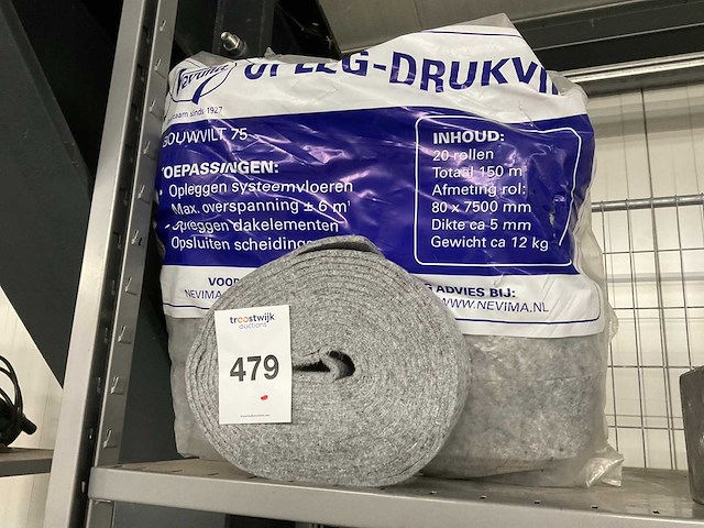 Nevuma 75 rollen bouwfilt (10x) - afbeelding 1 van  2