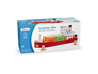 New classic toys - containerboot met 4 containers - haven lijn - afbeelding 3 van  5