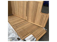 New ferretti yachts f550 gray comments teak kit for stern platform - afbeelding 3 van  4