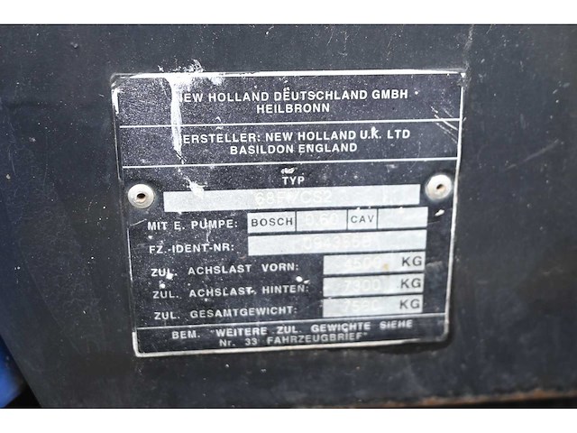 New holland - 1998 - tm135 - vierwielaangedreven landbouwtractor - afbeelding 18 van  33