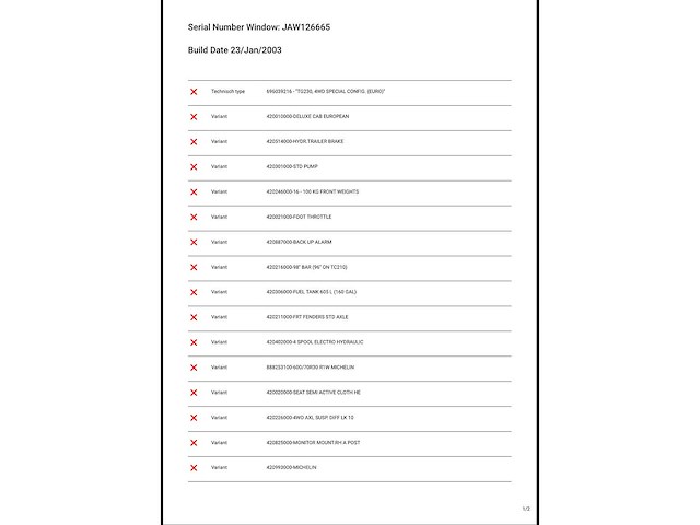 New holland - 2003 - tg230 - vierwielaangedreven landbouwtractor - afbeelding 26 van  35