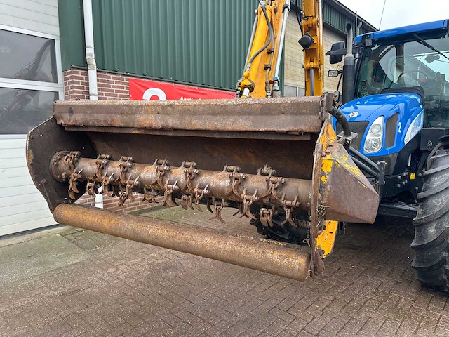 New holland - 2006 - ts125a - tractor met herder kmu180 maaier - afbeelding 2 van  10