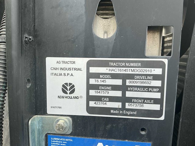 New holland - 2023 - t6.145 - vierwielaangedreven landbouwtractor - afbeelding 53 van  53