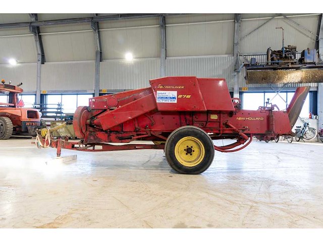 New holland - super hayliner 275 - bale wrapper - afbeelding 7 van  11