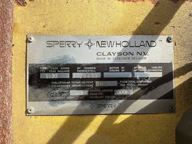 New holland clayson 1530 maaidorser - afbeelding 28 van  40