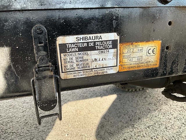 New holland / shibaura cm274 zitmaaier - afbeelding 19 van  26
