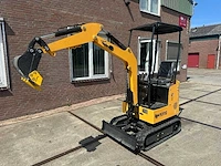 *new* jpc kv12 mini-excavator i - afbeelding 1 van  9