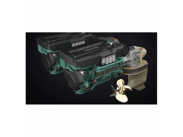 New volvo penta ips500 engine set 2x d6-380 engine set - afbeelding 3 van  9