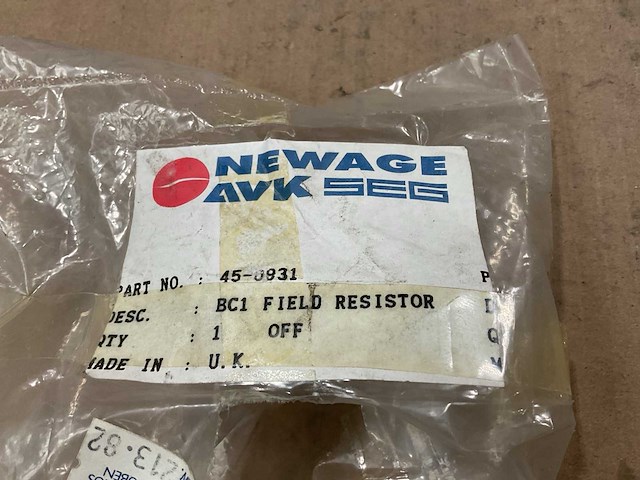 Newage avk seg bc1 field resistor - afbeelding 2 van  3