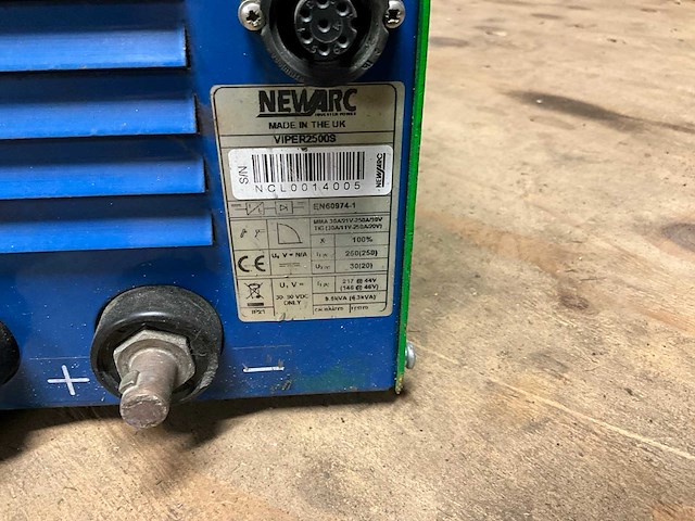 Newarc viper 2500s tig-lasmachine - afbeelding 5 van  5