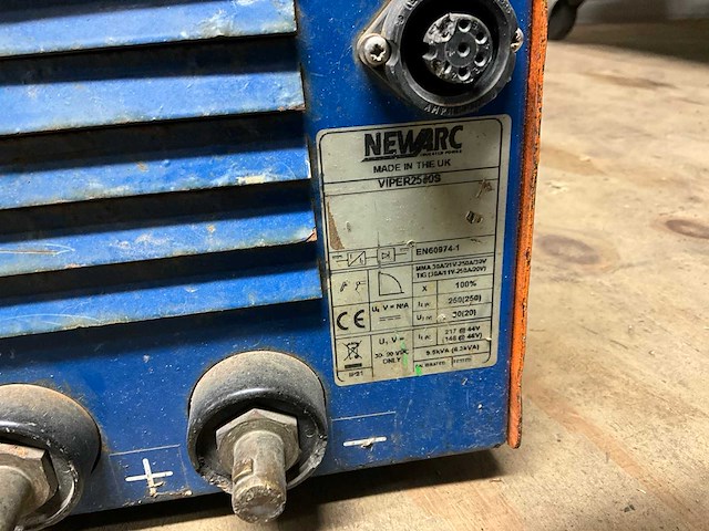 Newarc viper 2500s tig-lasmachine - afbeelding 5 van  5