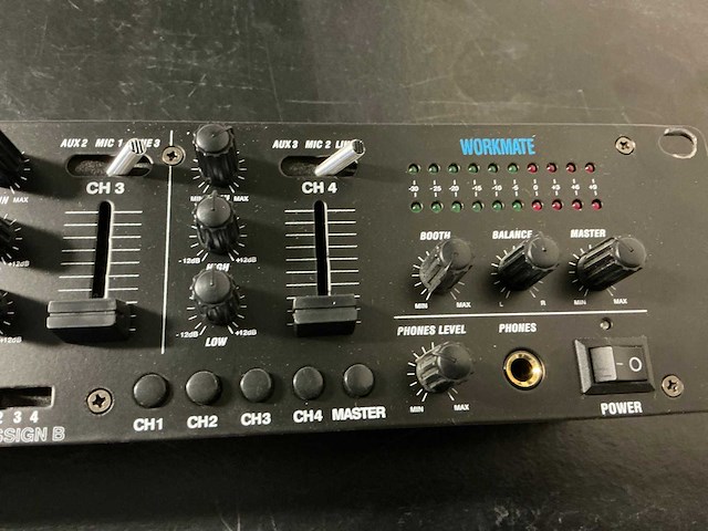 Newhank workmate7 dj mixer - afbeelding 4 van  6