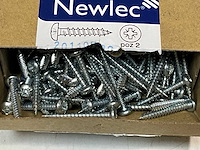 Newlec spaanplaatschroef verzinkt 3.5x30 (3600x) - afbeelding 1 van  3