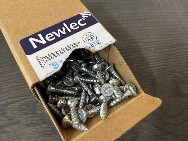 Newlec spaanplaatschroeven verzinkt (6600x) - afbeelding 6 van  6