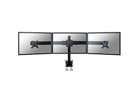 Newstar fpmad700d3 draaibare monitorarm 3 schermen zwart - afbeelding 1 van  3